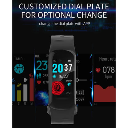 H29 1.14 inches IPS Color Screen Smart Bracelet IP67 Waterproof, Support Step Counting / Call Reminder / Heart Rate Monitoring / Sleep Monitoring (Red) - Smart Wear by buy2fix | Online Shopping UK | buy2fix