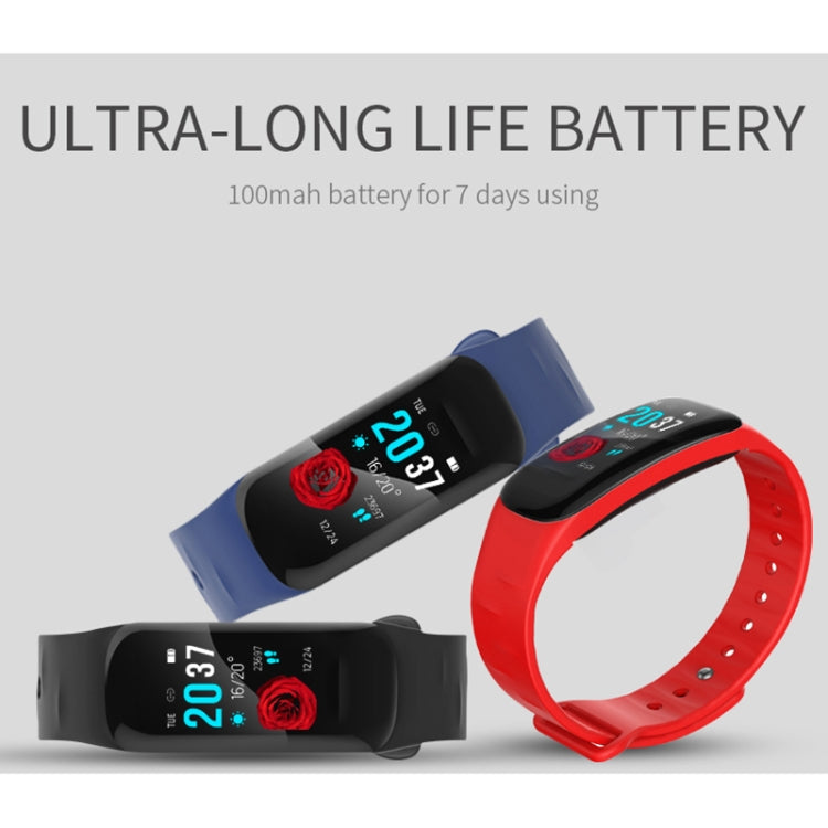 H29 1.14 inches IPS Color Screen Smart Bracelet IP67 Waterproof, Support Step Counting / Call Reminder / Heart Rate Monitoring / Sleep Monitoring (Red) - Smart Wear by buy2fix | Online Shopping UK | buy2fix