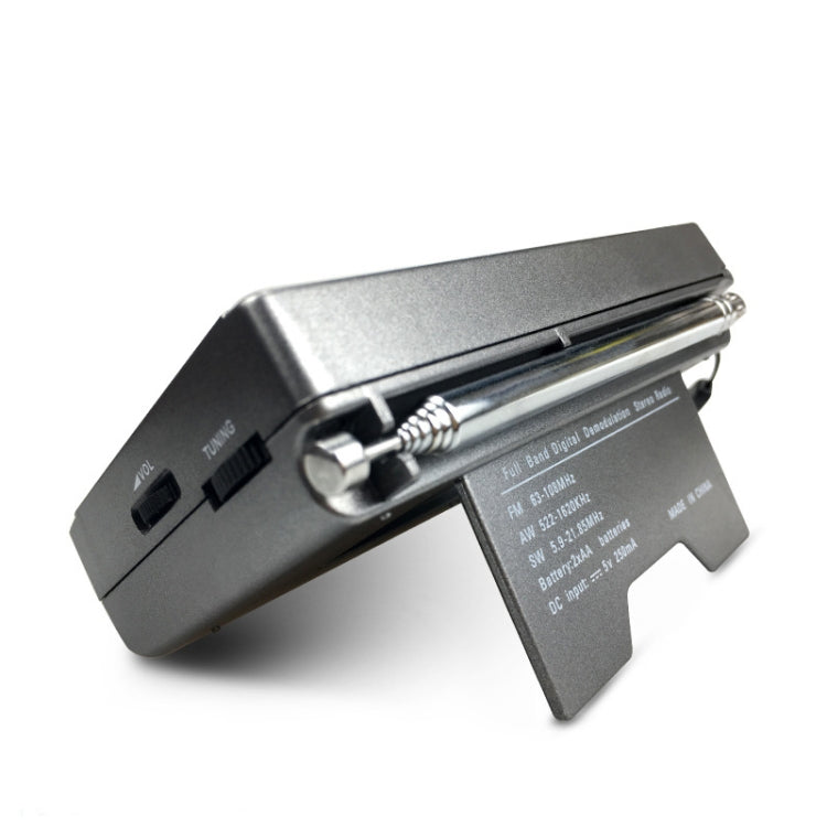 HRD-310 Portable FM AM SW Full Band Digital Demodulation Radio (Black) - Consumer Electronics by buy2fix | Online Shopping UK | buy2fix