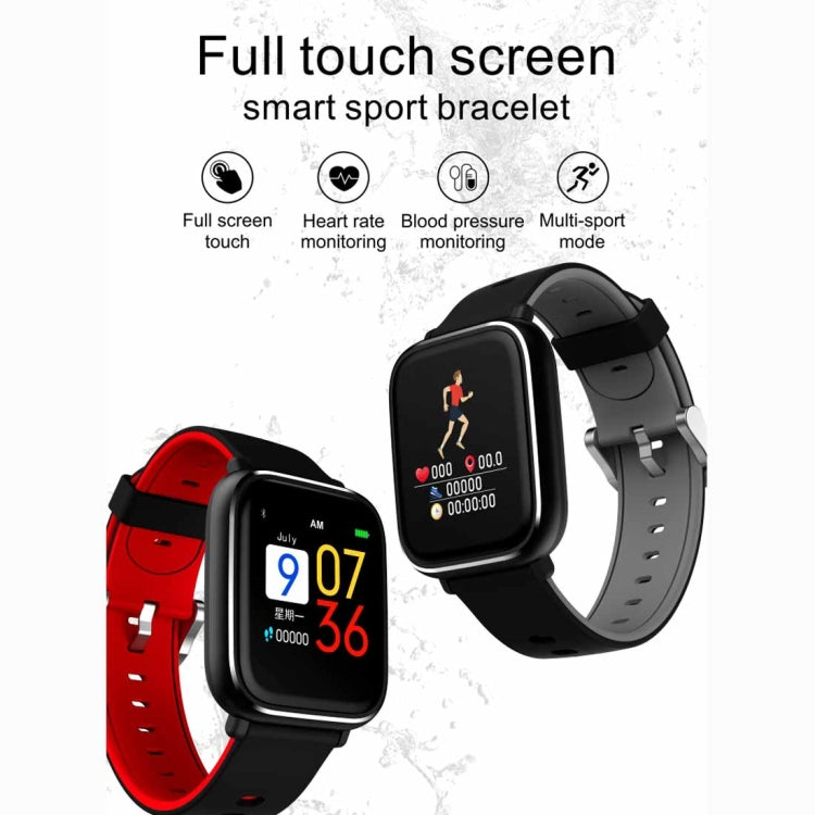 Q58S 1.3 inch TFT Touch Screen IP67 Waterproof Smartwatch, Support Call Reminder/ Heart Rate Monitoring /Blood Pressure Monitoring/ Sleep Monitoring (Grey) - Smart Wear by buy2fix | Online Shopping UK | buy2fix