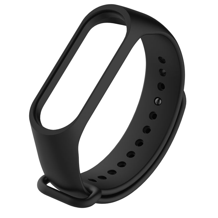 Silicone Watch Band for Xiaomi Mi Band 3(Black) - Smart Wear by buy2fix | Online Shopping UK | buy2fix