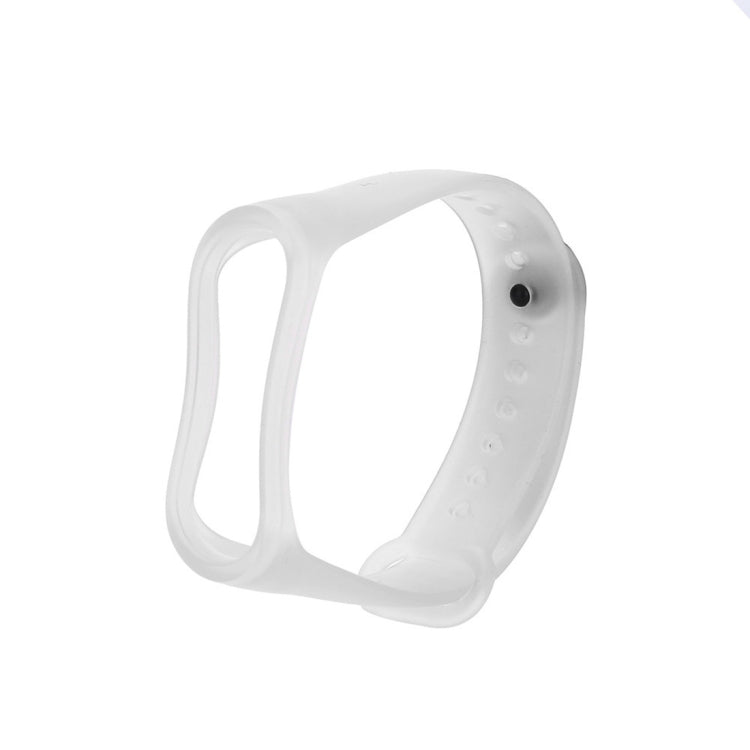 Silicone Watch Band for Xiaomi Mi Band 3(Transparent) - Watch Bands by buy2fix | Online Shopping UK | buy2fix