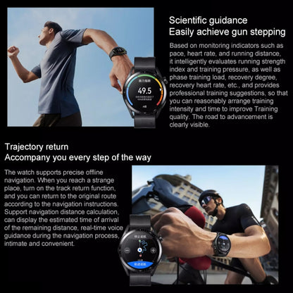 HUAWEI WATCH GT 3 Smart Watch 46mm Leather Wristband, 1.43 inch AMOLED Screen, Support Heart Rate Monitoring / GPS / 14-days Battery Life / NFC(Coffee) - Wearable Devices by Huawei | Online Shopping UK | buy2fix