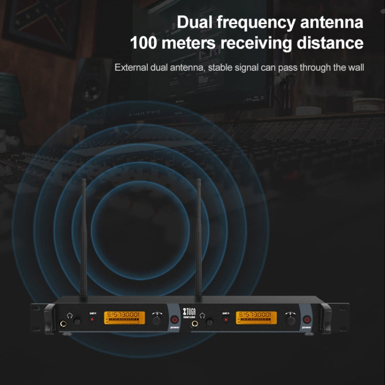 IEM1200 Wireless Transmitter 4 Bodypack Stage Singer In-Ear Monitor System(US Plug) - Consumer Electronics by buy2fix | Online Shopping UK | buy2fix