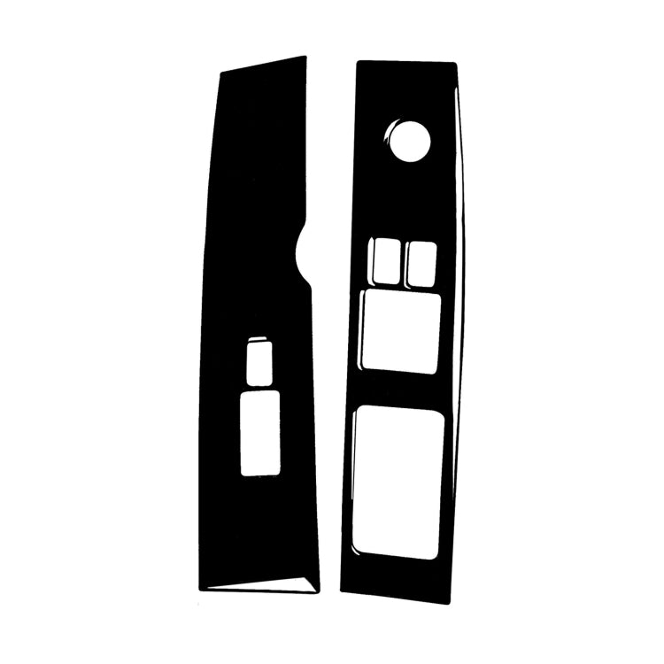For Nissan 350Z 2003-2005 2pcs Car Window Lift Decorative Sticker, Right Drive - In Car by buy2fix | Online Shopping UK | buy2fix