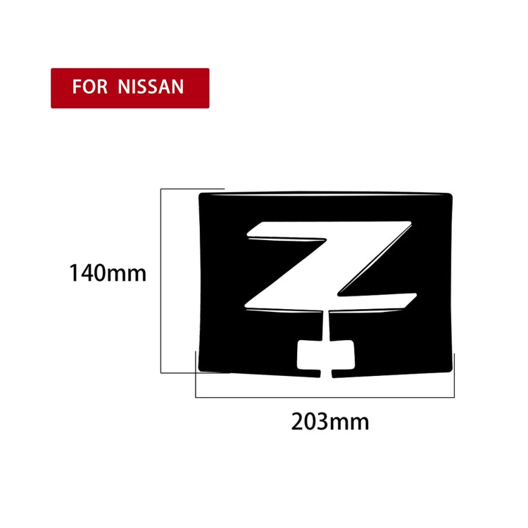 For Nissan 350Z 2003-2009 Car Navigation Cover Decorative Stickers, Left and Right Drive Universal - In Car by buy2fix | Online Shopping UK | buy2fix