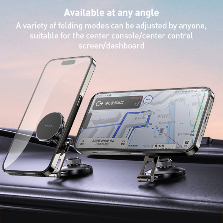 Yesido C198 Telescopic Adjustable Car Magnetic Holder - Car Holders by Yesido | Online Shopping UK | buy2fix