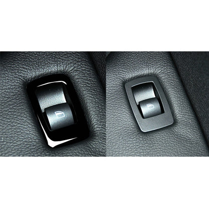 Car Right Drive Window Lift Panel + Start Button Decorative Sticker for BMW X5 E70 2008-2013 / X6 E71 2009-2014(Black) - In Car by buy2fix | Online Shopping UK | buy2fix