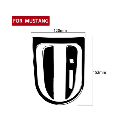 For Ford Mustang 2015-2020 Car Gear Set Decorative Sticker, Right Drive (Black) - In Car by buy2fix | Online Shopping UK | buy2fix