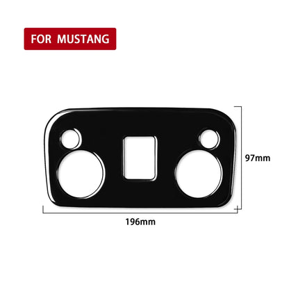 For Ford Mustang 2015-2020 Car Reading Light Decorative Sticker, Left and Right Drive Universal (Black) - In Car by buy2fix | Online Shopping UK | buy2fix