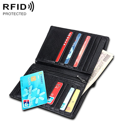 8219 Antimagnetic RFID Men Multi-functional Wallet Card Bag Passport Package - Antimagnetic RFID Package by buy2fix | Online Shopping UK | buy2fix