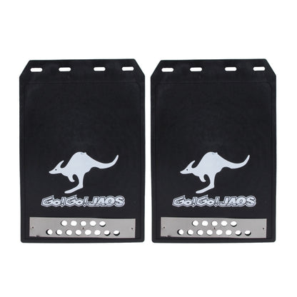 2 PCS WS-003 Premium Heavy Duty Molded Splash Mud Flaps Auto Front and Rear Guards, Small Size, Random Pattern Delivery(Black) - Mudguards by buy2fix | Online Shopping UK | buy2fix