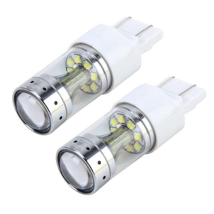 2 PCS 7443 60W Car Auto Brake Light with 12 CREE XB-D Lamps, DC 12V(White Light) - Brake Lights by buy2fix | Online Shopping UK | buy2fix