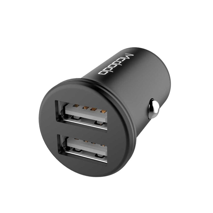 Mcdodo CC-3851 Dual USB Ports Smart Car Charger, For iPhone, iPad, Samsung, HTC, Sony, LG, Huawei, Lenovo, and other Smartphones or Tablet(Black) - In Car by Mcdodo | Online Shopping UK | buy2fix