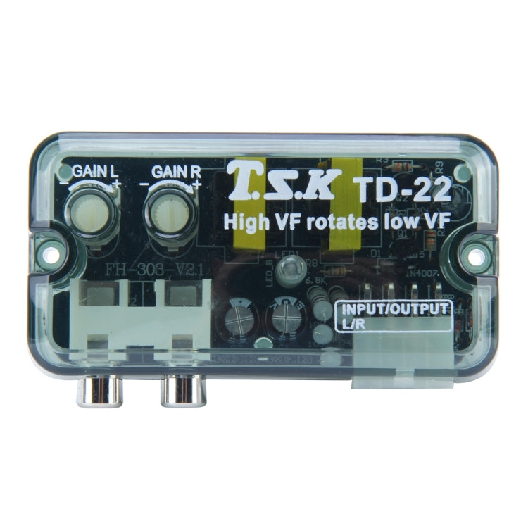 TSK TD-22 Car Stereo Speaker Level Converter, High VF Rotates Low VF - In Car by buy2fix | Online Shopping UK | buy2fix