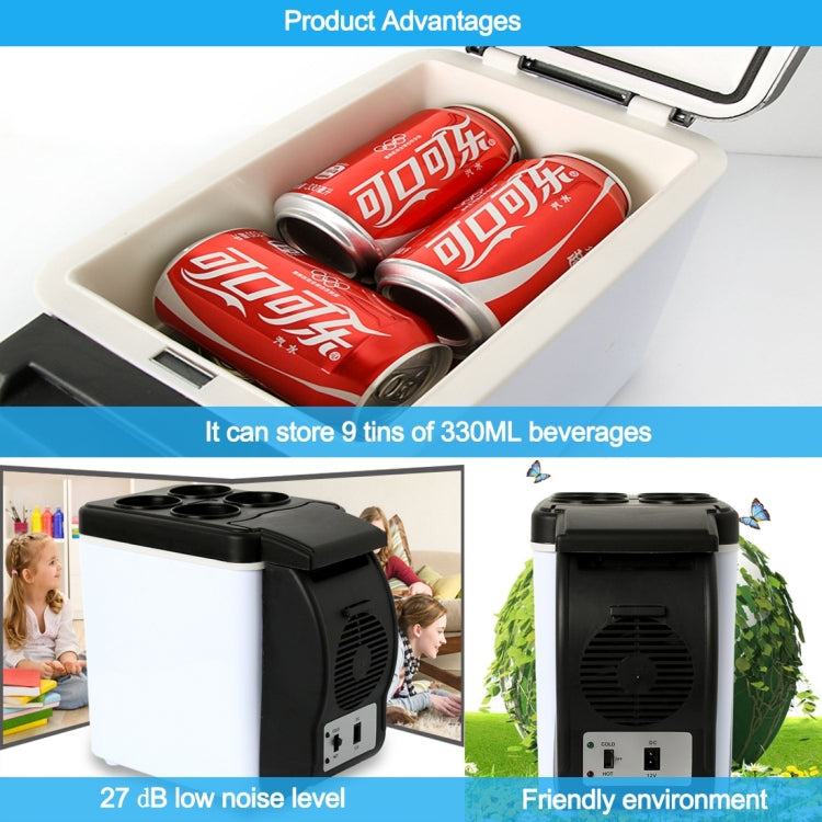 Car Auto 48W Portable Multi-Function Cooling and Warming 6L Low Noise Refrigerator for Car and Home, Cord Length: 1.8m - In Car by buy2fix | Online Shopping UK | buy2fix