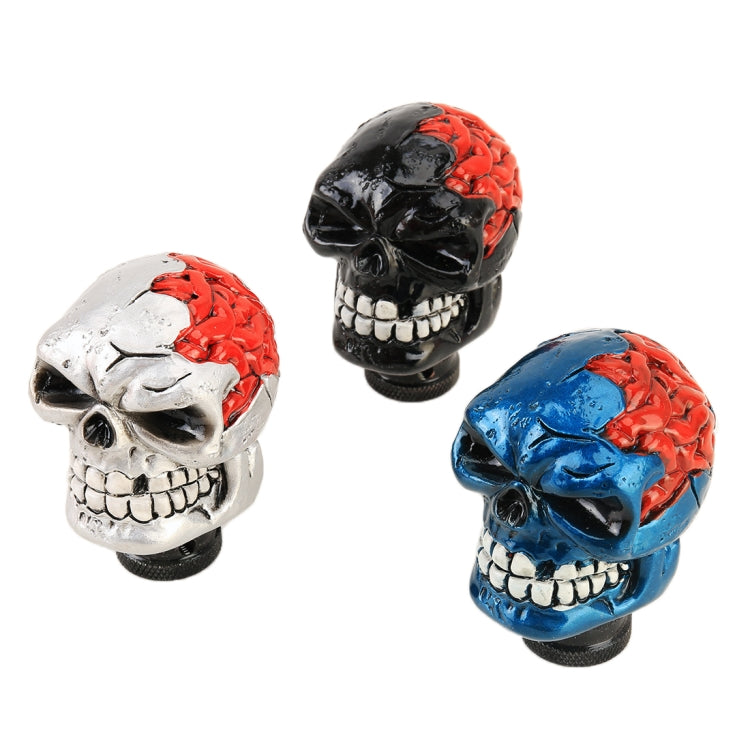 Universal Skull Head Shape Manual or Automatic Gear Shift Knob, Size: 8.7x5.5cm (Black) - Shift Knob by buy2fix | Online Shopping UK | buy2fix