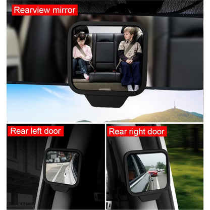 3R-2130 Car Truck Interior Adjustable Wide Angle Rear View Blind Spot Mirror, Size: 7*6.5*1cm - Interior Mirrors by 3R | Online Shopping UK | buy2fix