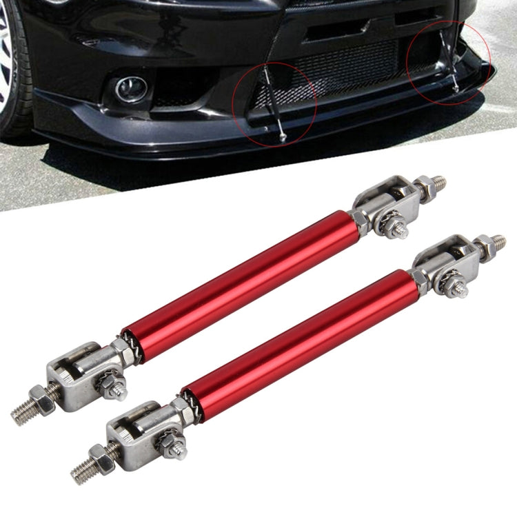 2 PCS Car Modification Large Surrounded By The Rod Telescopic Lever Front and Rear Bars Fixed Front Lip Back Shovel Adjustable Small Rod, Length: 7.5cm(Red) - In Car by buy2fix | Online Shopping UK | buy2fix
