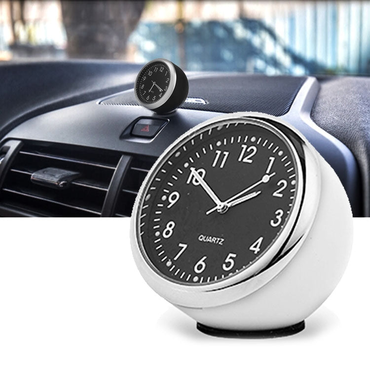 Car luminous Quartz Watch (White) - In Car by buy2fix | Online Shopping UK | buy2fix