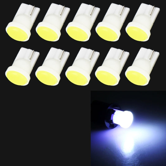 10 PCS T10/W5W/194/501/168 0.4W 20LM 6500K COB Bulbs Car Reading Lamp Clearance Light, DC 12V(White Light) - Clearance Lights by buy2fix | Online Shopping UK | buy2fix