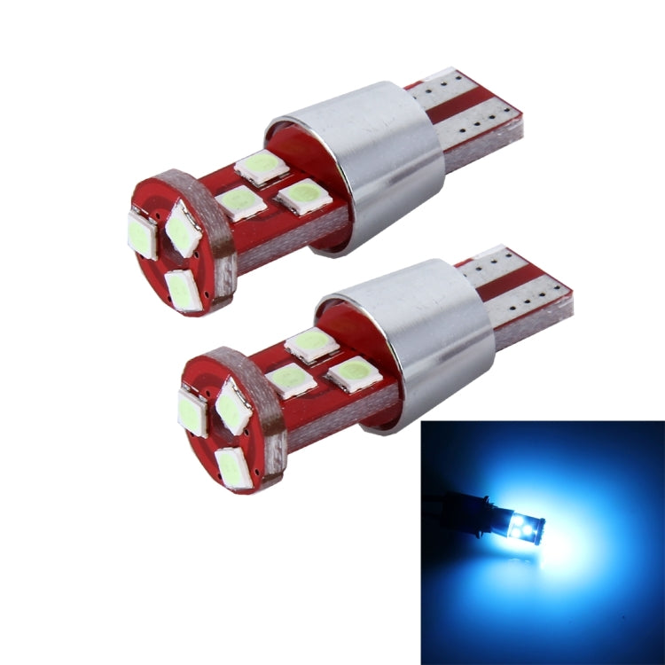 2 PCS T10 2.5W 9 SMD-3030 LED Car Clearance Lights Lamp, DC 12V(Ice Blue Light) - Clearance Lights by buy2fix | Online Shopping UK | buy2fix