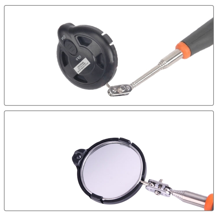 Retractable Vehicle Car Chassis Telescoping Inspection Mirror with 1 PCS 5mm LED Light, Mirror Diameter: 55mm, Max Expanding Length: 940mm - In Car by buy2fix | Online Shopping UK | buy2fix