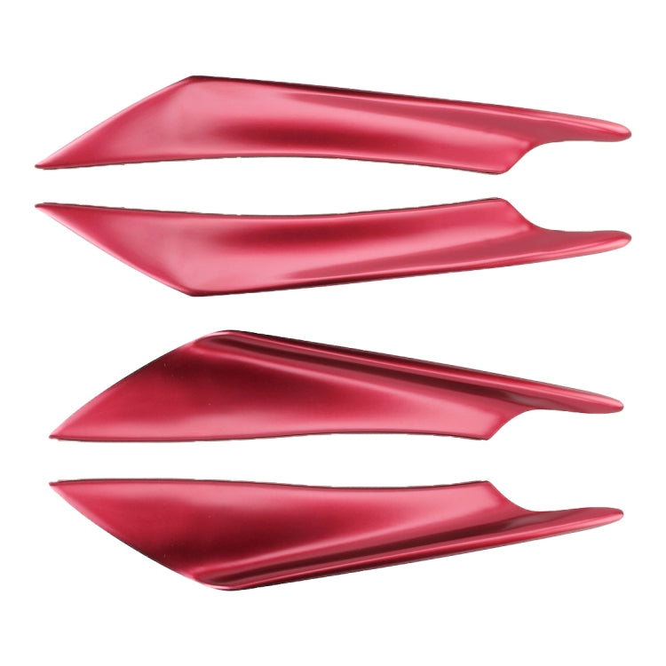 4 PCS Car-Styling Flank Decorative Sticker(Red) - Decorative Sticker by buy2fix | Online Shopping UK | buy2fix