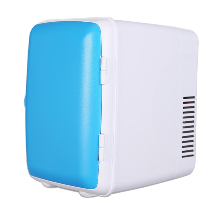 Vehicle Auto Portable Mini Cooler and Warmer 4L Refrigerator for Car and Home, Voltage: DC 12V/ AC 220V(Blue) - In Car by buy2fix | Online Shopping UK | buy2fix