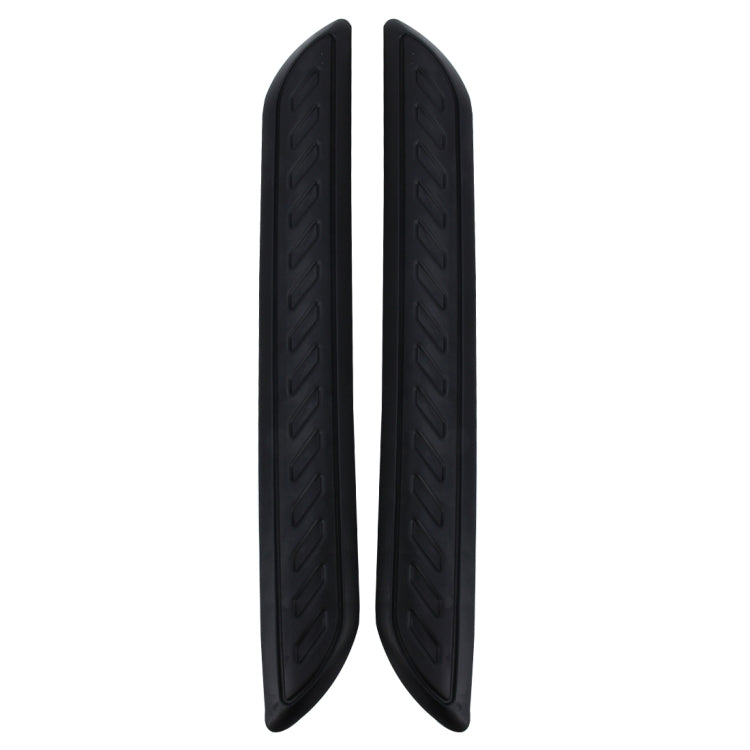 2 PCS Universal Car Auto Rubber Body Bumper Guard Protector Strip Sticker(Black) - Anti Collision Sticker by buy2fix | Online Shopping UK | buy2fix