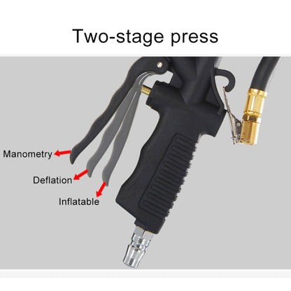 Car Digital LCD Display Tire Air Pressure Inflator Gauge Vehicle Tester Inflation Monitoring - In Car by buy2fix | Online Shopping UK | buy2fix