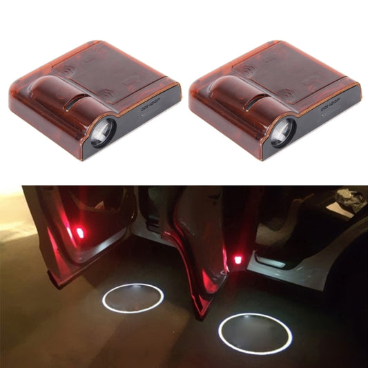 2 PCS LED Ghost Shadow Light, Car Door LED Laser Welcome Decorative Light, Display Logo for Land Rover Car Brand(Red) - Door Lights by buy2fix | Online Shopping UK | buy2fix