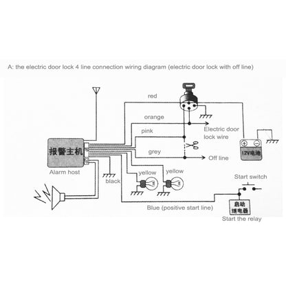 Motorcycle Waterproof Security Alarm System with Two Remote Control - Theft Protection by buy2fix | Online Shopping UK | buy2fix