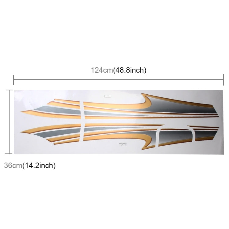 5 PCS SUV Body Decorative Strip Brand Car Streamline Shining Sticker for Toyota Prado4000 2011 Version - Decorative Sticker by buy2fix | Online Shopping UK | buy2fix