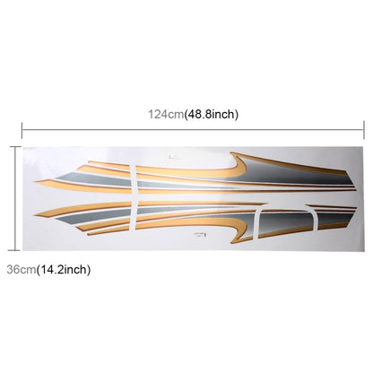 5 PCS SUV Body Decorative Strip Brand Car Streamline Shining Sticker for Toyota Prado4000 2011 Version - Decorative Sticker by buy2fix | Online Shopping UK | buy2fix