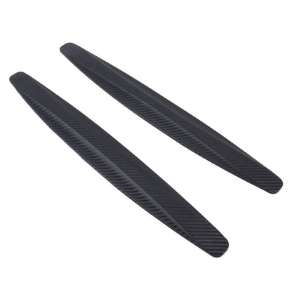 2 PCS Universal Car Body Carbon Fiber Bumper Guard Protector Sticker/Car Crash Bar Bumper Strips /Car Crash Strips/Anti-rub Strips/Anti-rub Bar(Black) - Anti Collision Sticker by buy2fix | Online Shopping UK | buy2fix