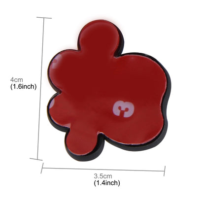 4 PCS Dog Footprint Shape Cartoon Style PVC Car Auto Protection Anti-scratch Door Guard Decorative Sticker(Red) - Anti Collision Sticker by buy2fix | Online Shopping UK | buy2fix