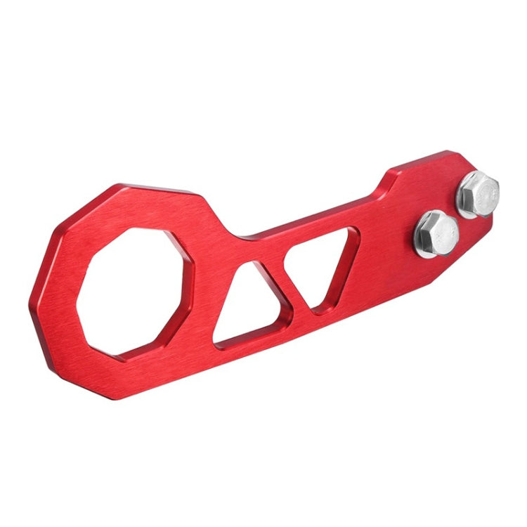 Aluminum Alloy Rear Tow Towing Hook Trailer Ring for Universal Car Auto with 2 x Screw Holes(Red) - In Car by buy2fix | Online Shopping UK | buy2fix