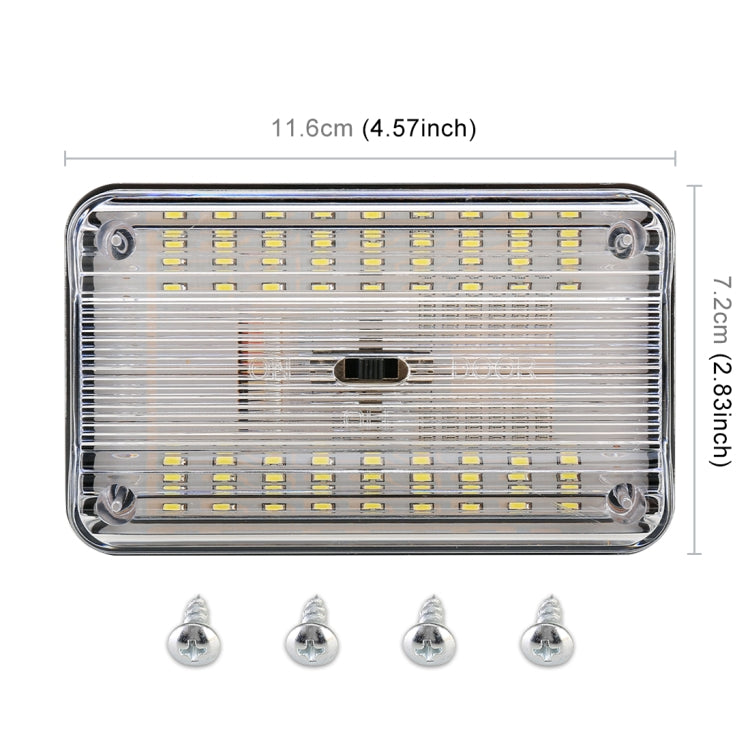 GT-699 DC12V / 2W / 6000K / 120LM SMD-3528 Car Indoor Dome Light - Dome Lights by buy2fix | Online Shopping UK | buy2fix