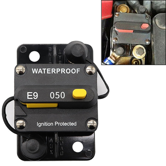 Off-road Vehicle / Automatic 50A Manual Circuit Breaker Overcurrent Protector - In Car by buy2fix | Online Shopping UK | buy2fix