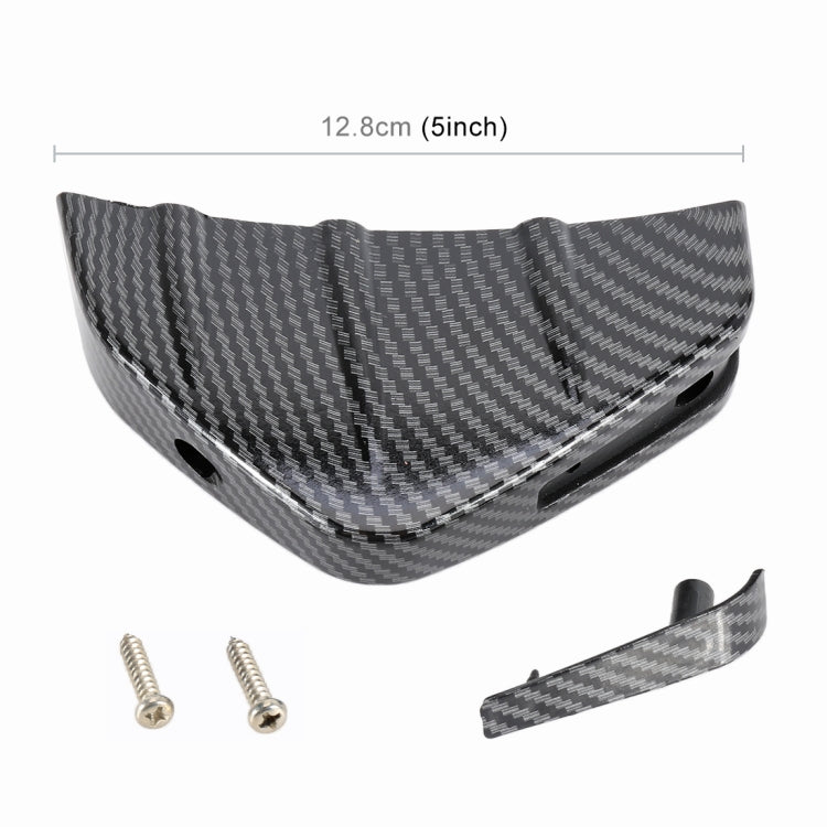 Universal Car-styling Carbon Fiber Texture Plastic Rear Spat Valance Lip -  by buy2fix | Online Shopping UK | buy2fix