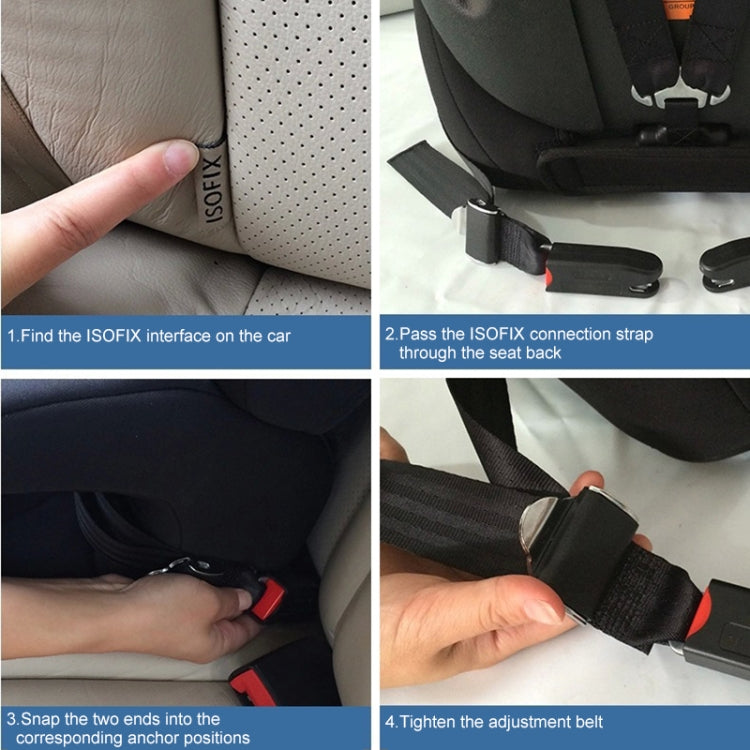 Car Kids Safety Seat Fixing Belt Children ISOFIX Interface Soft Connection Belt - Seat Accessories by buy2fix | Online Shopping UK | buy2fix