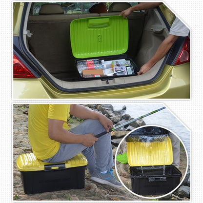 3R-2001 Car / Household Storage Box Sealed Box, Capacity: 50L (Green) - In Car by 3R | Online Shopping UK | buy2fix