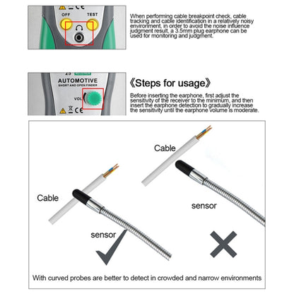 DUOYI DY25 Car Tester Cable Short & Open Circuit Finder Tester Tracer Diagnose Tone Line Finder - In Car by buy2fix | Online Shopping UK | buy2fix