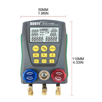 DUOYI DY517 Car Air Conditioning Repair Electronic Refrigerant Meter Air Conditioning Fluoride Meter - Electronic Test by DUOYI | Online Shopping UK | buy2fix