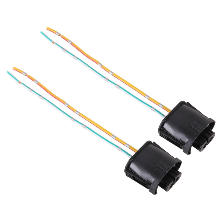 1 Pair Car H11 Bulb Holder Base Female Socket with Cable for BMW -  by buy2fix | Online Shopping UK | buy2fix