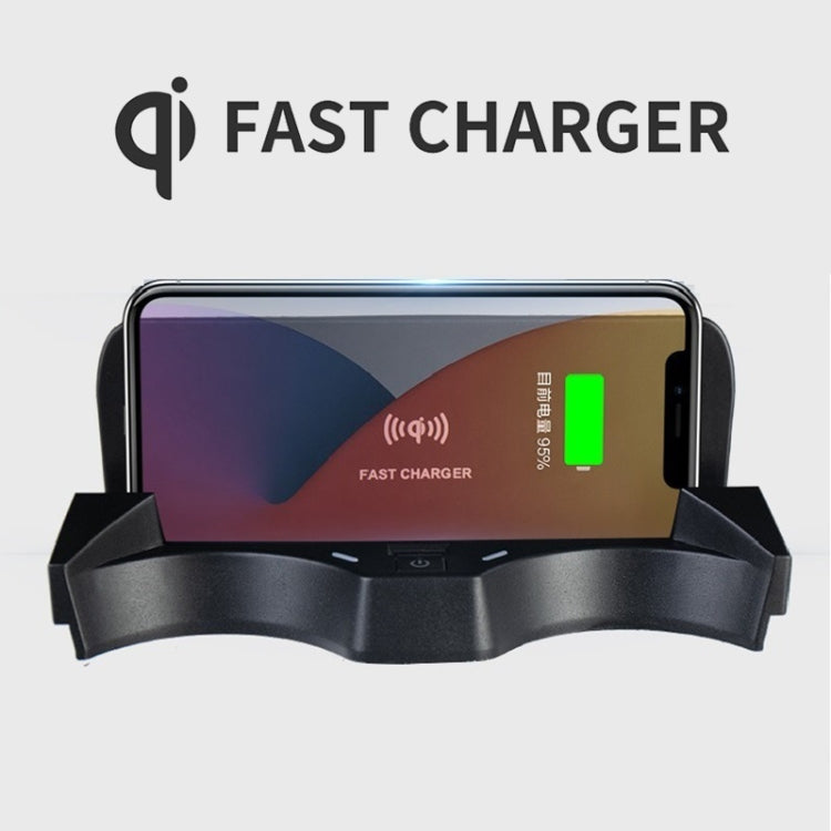 HFC-1012 Car Qi Standard Wireless Charger 10W Quick Charging for BMW X1 2016-2019, Left Driving - In Car by buy2fix | Online Shopping UK | buy2fix