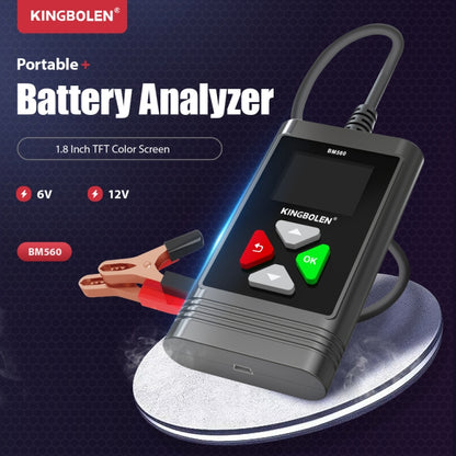 KINGBOLEN BM560 6V 12V Car Digital Load Battery Tester - In Car by buy2fix | Online Shopping UK | buy2fix