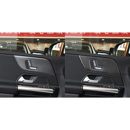 6 PCS / Set Carbon Fiber Car B Front Door Panel Decorative Sticker for Mercedes-Benz B-Class 2019,Left Drive - In Car by buy2fix | Online Shopping UK | buy2fix