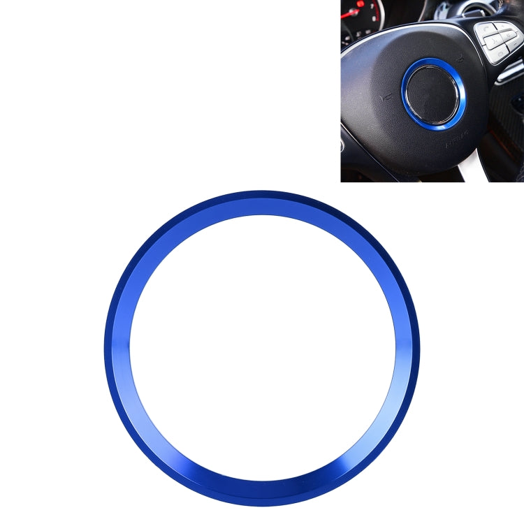 Car Steering Wheel Decorative Ring Cover for Mercedes-Benz,Inner Diameter: 5.6cm (Blue) - In Car by buy2fix | Online Shopping UK | buy2fix